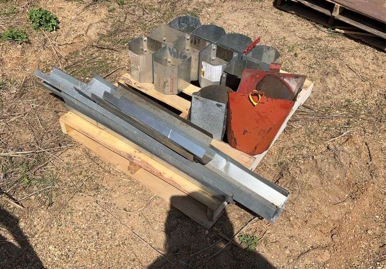 Pallet of Metal Auger Guards - Hamilton-Maring Auction Group