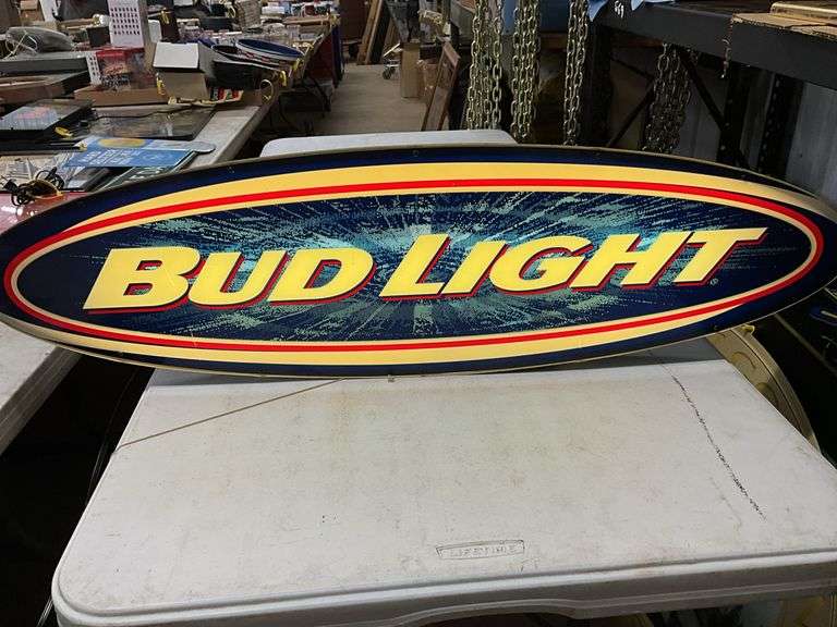 Bud Light Lighted Sign, Works, 41
