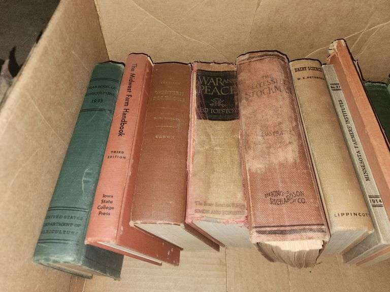 Assorted Vintage Hard Cover Books