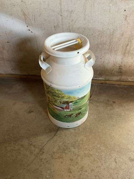Painted Milk Can