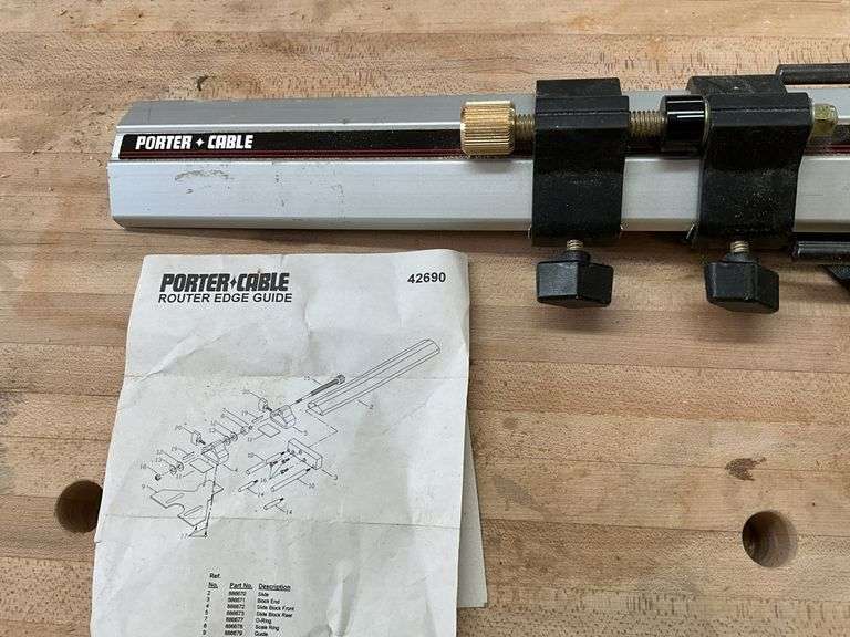 Porter Cable Router Edge Guide - Hamilton-Maring Auction Group