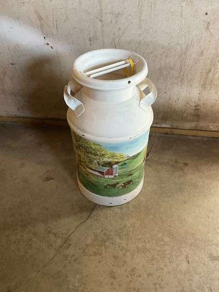 Painted Milk Can