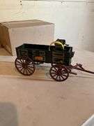 Die Cast John Deere High Wheeled Wagon, With Sprin
