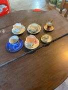 (6) Porcelain Cups Saucers