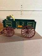 Die Cast John Deere High Wheeled Wagon, With Sprin