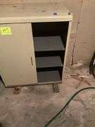Metal Cabinet 34"X41"X18" Sliding Doors