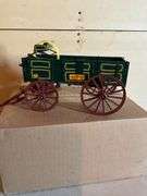 Die Cast John Deere High Wheeled Wagon, With Sprin
