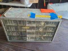 Hardware organizer with contents