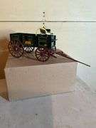 Die Cast John Deere High Wheeled Wagon, With Sprin
