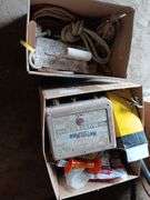 Fencing insulators, rope, gate handles, Meter-Man 