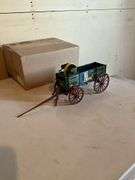Die Cast John Deere High Wheeled Wagon, With Sprin
