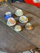 (6) Porcelain Cups Saucers