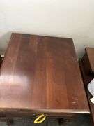 Wooden Drawered End Table