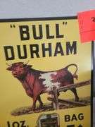 "Bull Duram" Tobacco metal sign