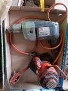 Black And Decker Corded Drill, 12 Ton Bottle Jack