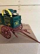 Die Cast John Deere High Wheeled Wagon, With Sprin
