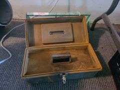 Pipe wrenches, drywall tools, 2 toolboxes.