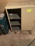 Metal Cabinet 34"X41"X18" Sliding Doors