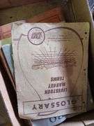 Assorted Vintage Tractor Manuals, Other Assorted M