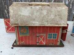 Assorted Fischer Price Barn Toys, Blocks, Golf Bal