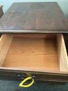 Wooden Drawered End Table