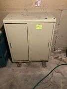 Metal Cabinet 34"X41"X18" Sliding Doors