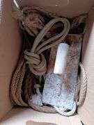 Fencing insulators, rope, gate handles, Meter-Man 