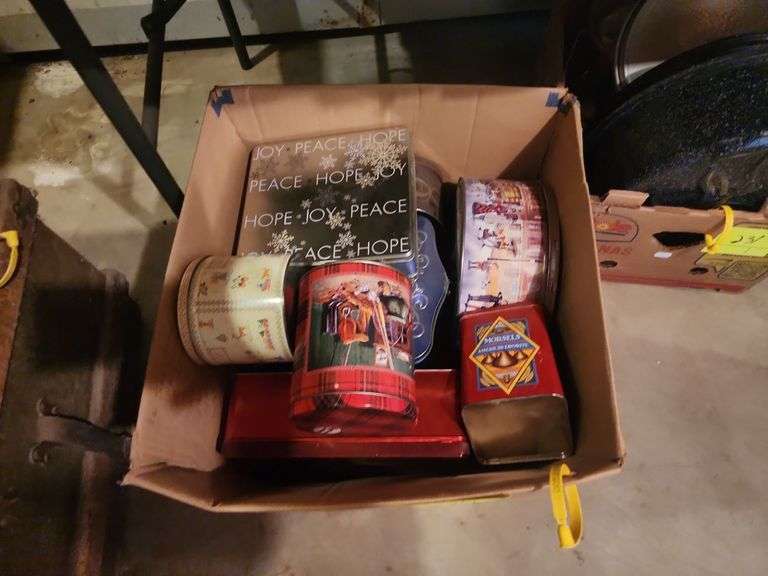 Large Assortment Of Tins