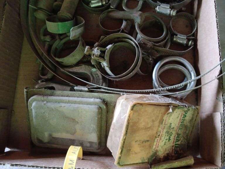 Assorted Hose Clamps, Small Hardware