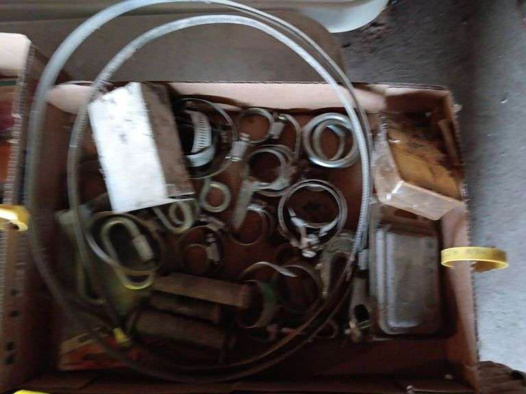 Assorted Hose Clamps, Small Hardware