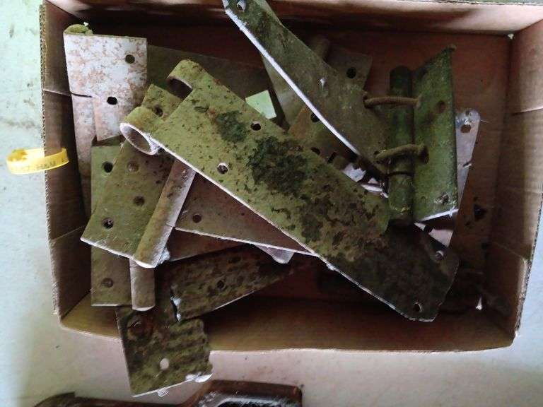 Assorted Vintage Metal Door Hinges