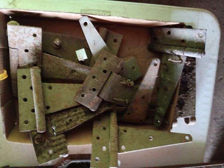 Assorted Vintage Metal Door Hinges