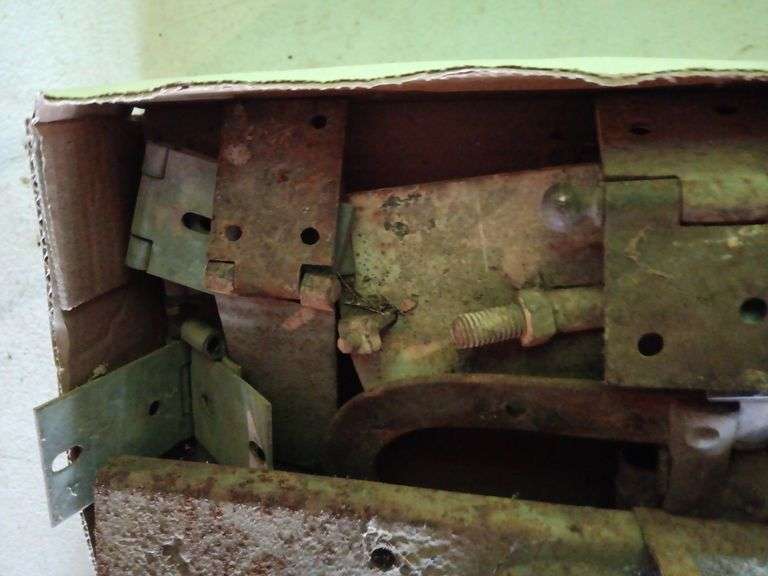 Assorted Vintage Hinges, Metal Pully, Metal Pully 