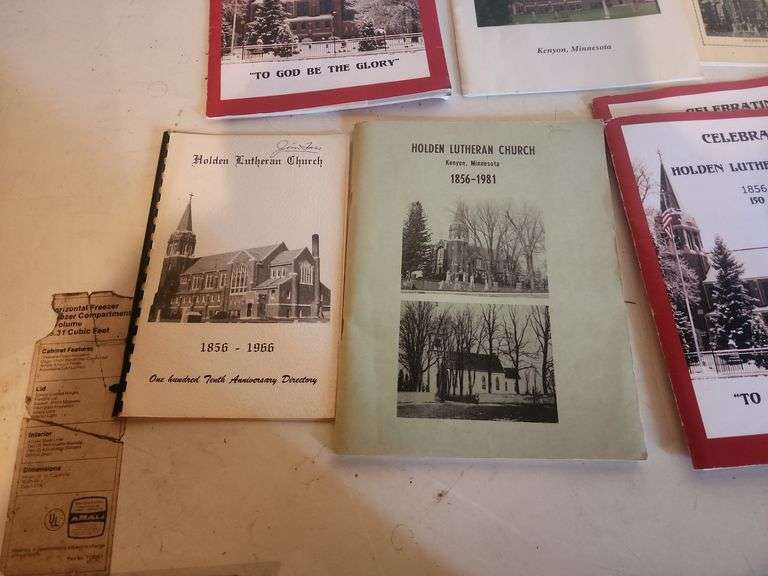 Assorted Holden Church Directories, Books