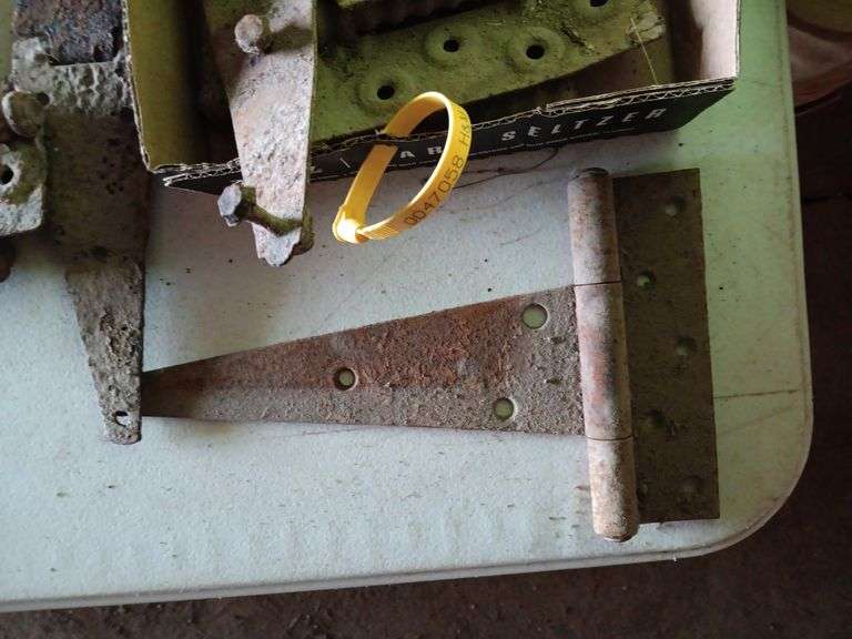 Assorted Vintage Metal Door Hinges