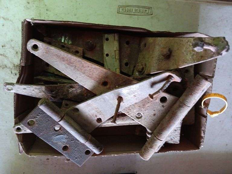 Assorted Vintage Metal Door Hinges
