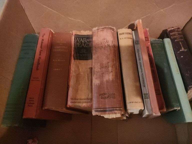 Assorted Vintage Hard Cover Books