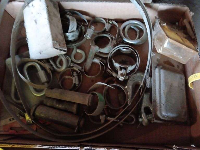 Assorted Hose Clamps, Small Hardware