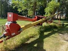Westfield MK100-61 Swing Hopper Grain Auger, 10"x61', Double Auger Hopper, 