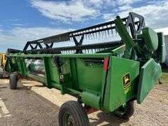 1996 John Deere 920 Bean Head, 20', Dual PTO, Poly Skids and Fingers, 3" Si