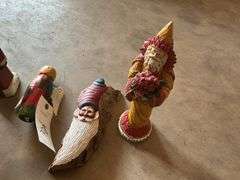 Santa ornaments , Santa and angel nesting doll (lo