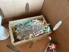Assorted Christmas figurines, decorations (located