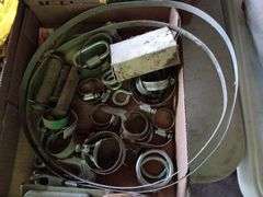 Assorted Hose Clamps, Small Hardware