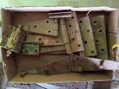 Assorted Vintage Metal Door Hinges
