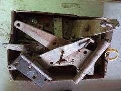 Assorted Vintage Metal Door Hinges