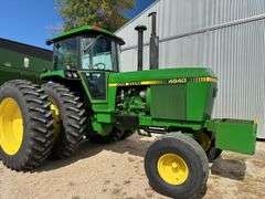 1980 John Deere 4640 2WD Tractor, 8508 Hours, Quad Range, 18.4R42 Axle Dual