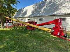 Westfield MK100-71 Swing Hopper Auger, 10"x71', Double Auger Hopper, Hydrau