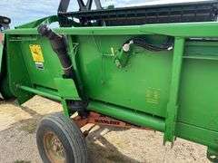 1996 John Deere 920 Bean Head, 20', Dual PTO, Poly Skids and Fingers, 3" Si