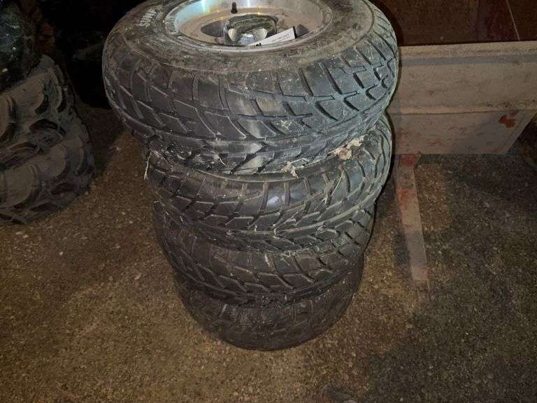 (4) ITP Aluminum Polaris Ranger Rims w/ 25x8.12