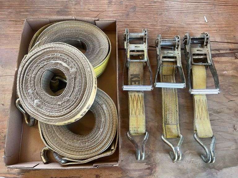 (3) 40’ Ratchet Straps